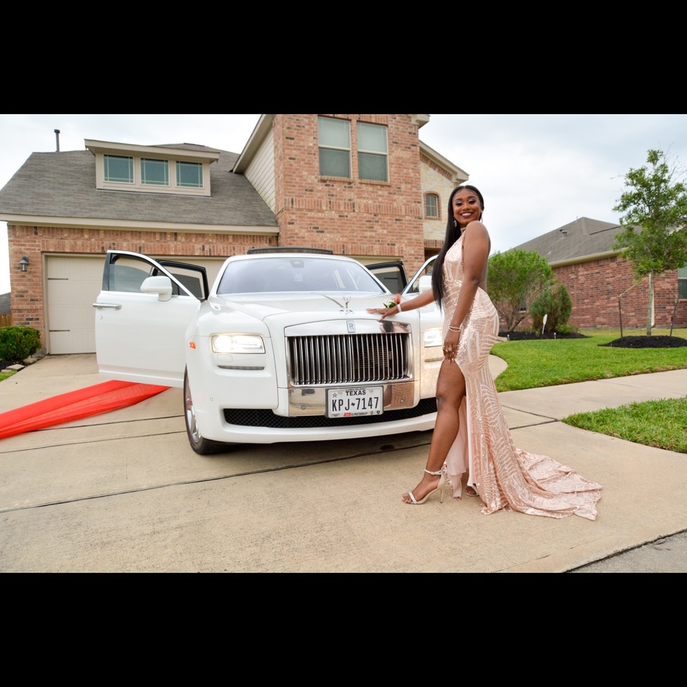 Rose Gold Prom Dress